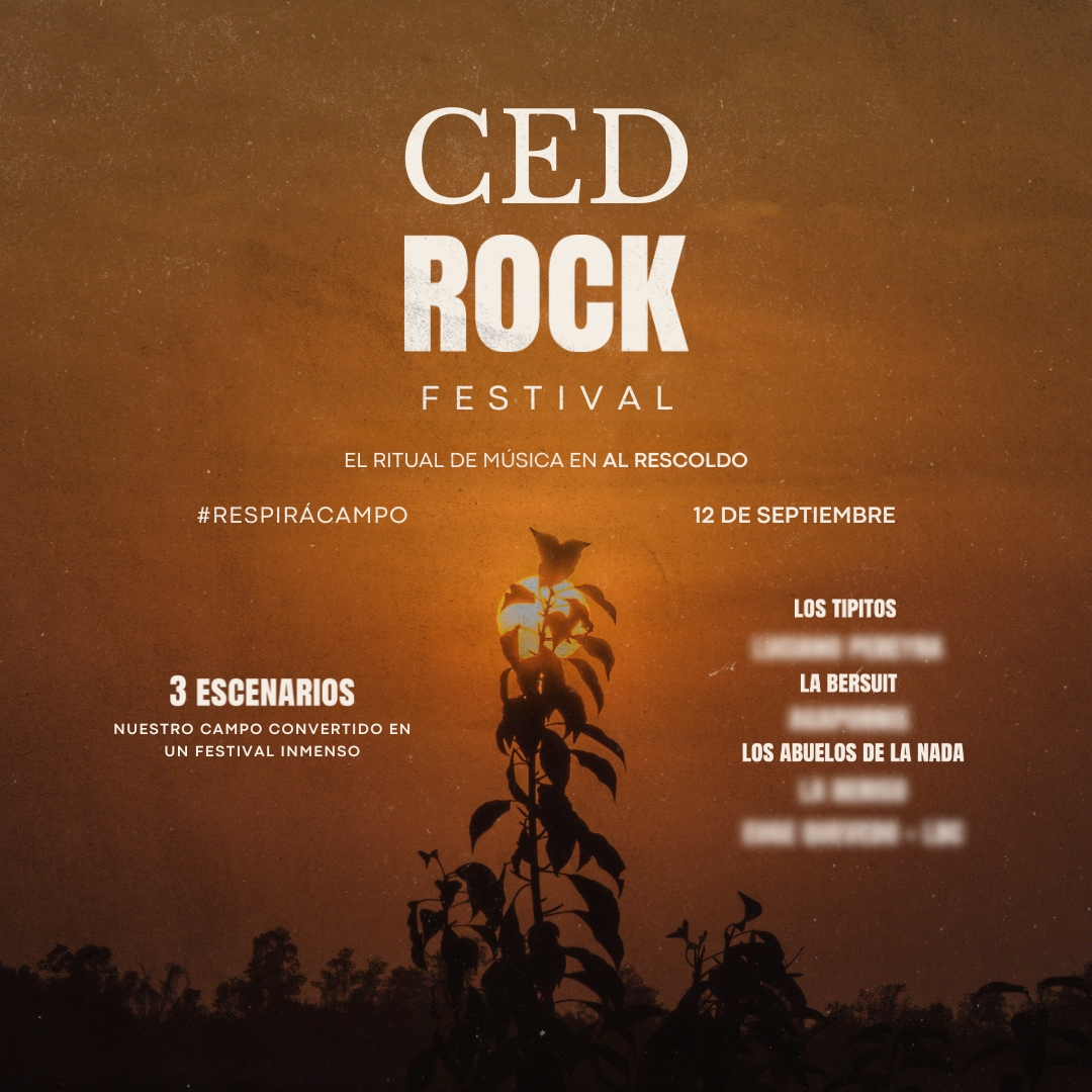 Al Rescoldo Sunset XL presenta: CEDROCK Festival - 3 Escenarios - Agapornis - Los Tipitos - La Bersuit - Abuelos de la Nada y MAS - 12 de Septiembre 2026