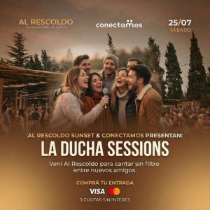 Al Rescoldo Sunset & Conectamos presentan: La Ducha Sessions - Sábado 25 de Julio de 2026