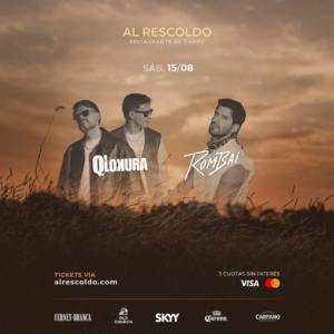Al Rescoldo Sunset XL presenta: Rombai & Q Lokura - Sábado 15 de Agosto de 2026